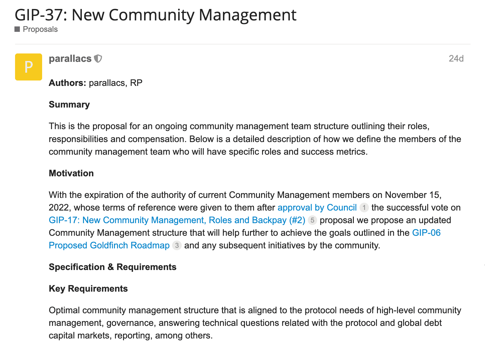 New Community Management